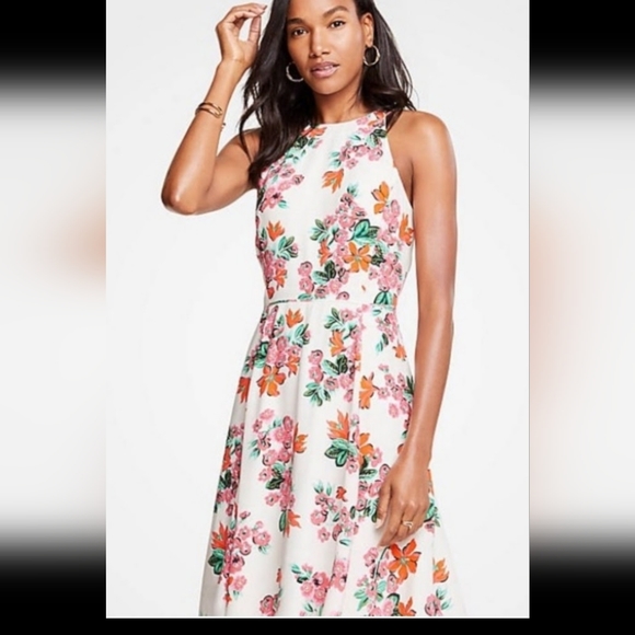 Ann Taylor size 00p floral dress euc - Picture 7 of 7